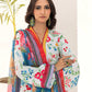 3PC Unstitched Printed Lawn Silk Suit (ASI091)