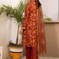3pc Unstitched Printed Silk Lawn Suit (ASI048)