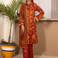 3pc Unstitched Printed Silk Lawn Suit (ASI048)