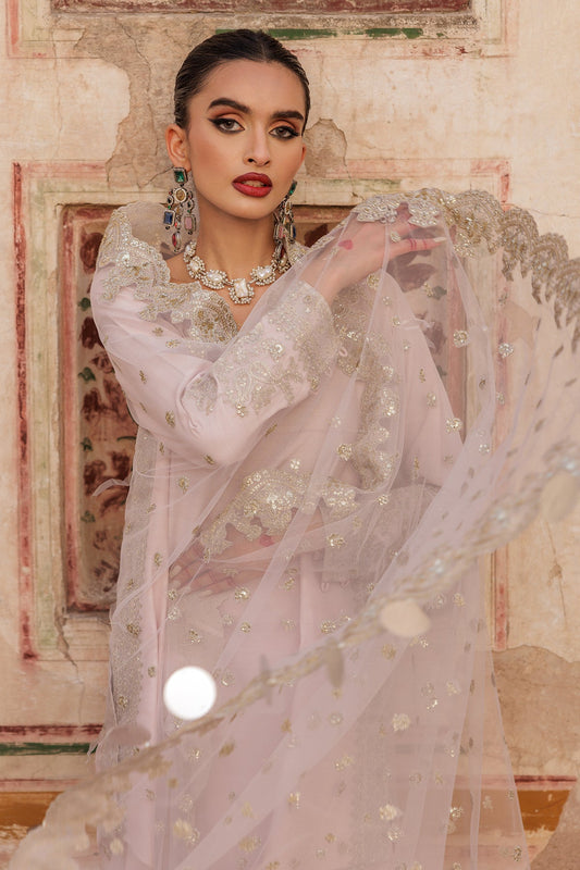 3-PC Embroidered Raw-Silk Suit CMA-5-045