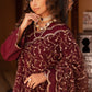 3-PC Embroidered Raw-Silk Suit CMA-5-138