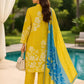 3PC Unstitched Printed Lawn Silk Suit (SUNS7ASI160)