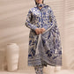 3PC Unstitched Printed Lawn Silk Suit (ASI158)