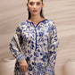 3PC Unstitched Printed Lawn Silk Suit (ASI158)