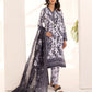 3PC Unstitched Printed Lawn Silk Suit (ASI103)