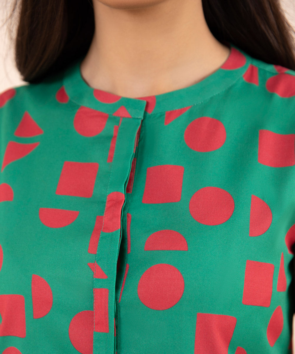 PRINTED LAWN SHIRT