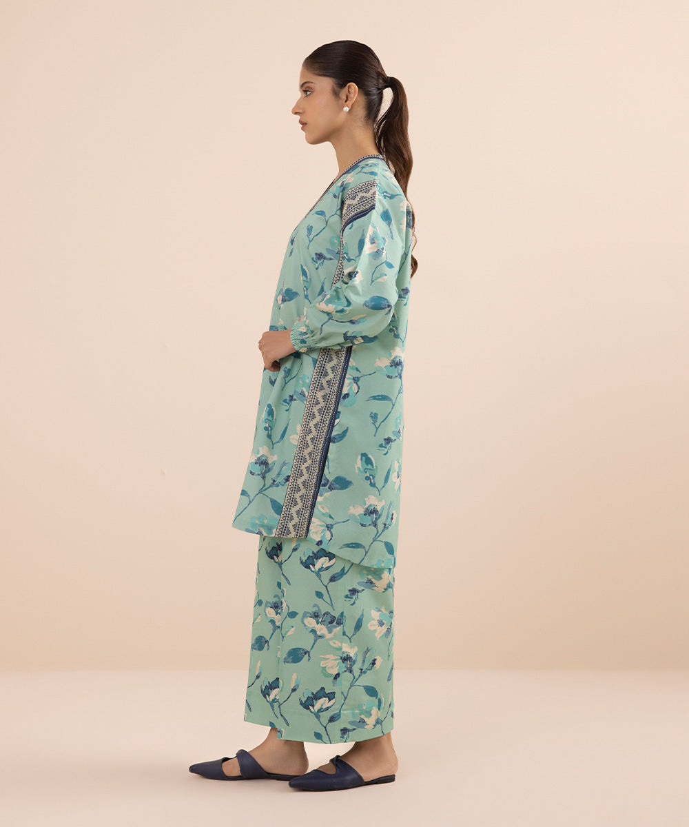 2 PIECE - PRINTED LAWN SUIT