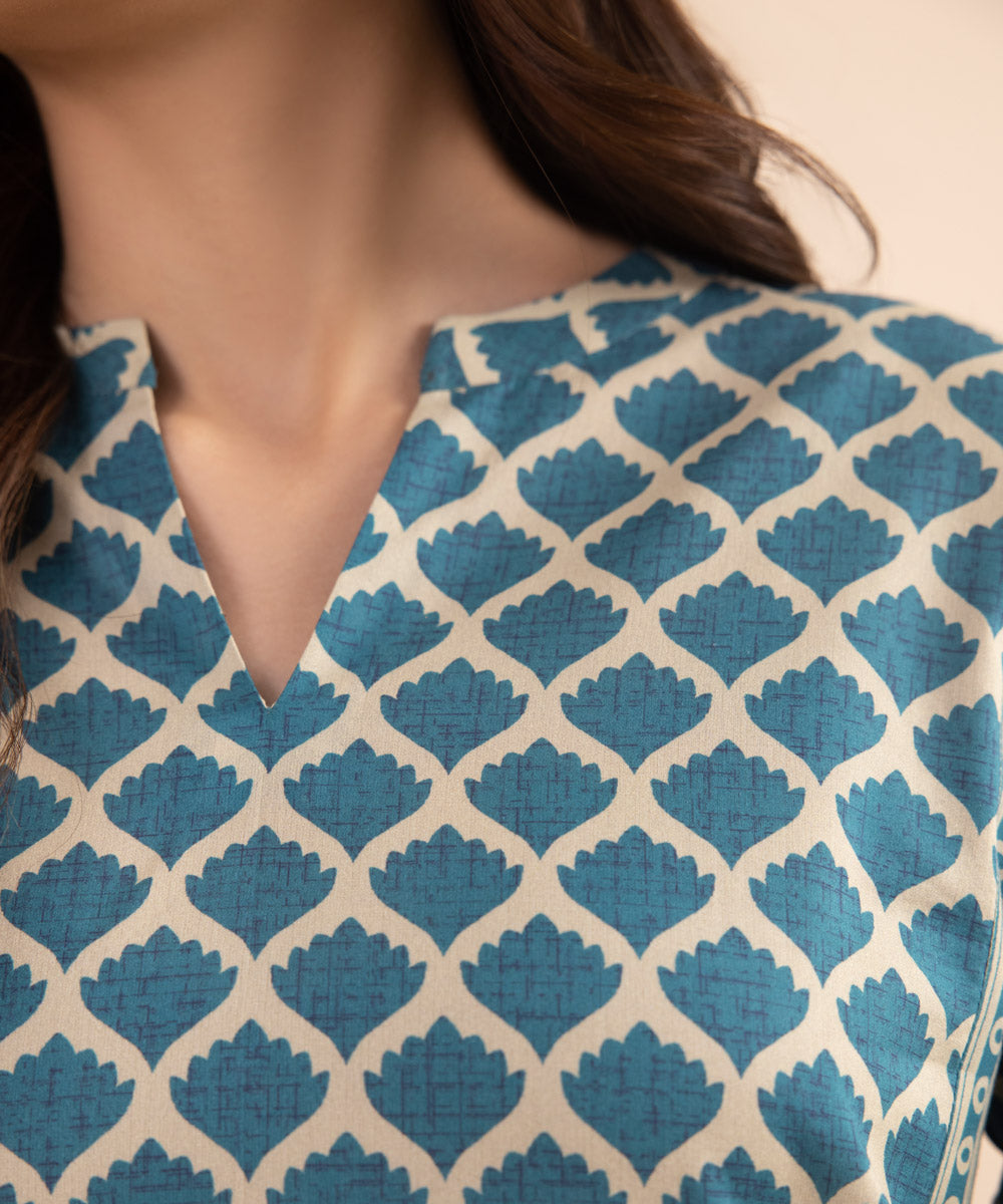 2 PIECE - PRINTED LAWN SUIT