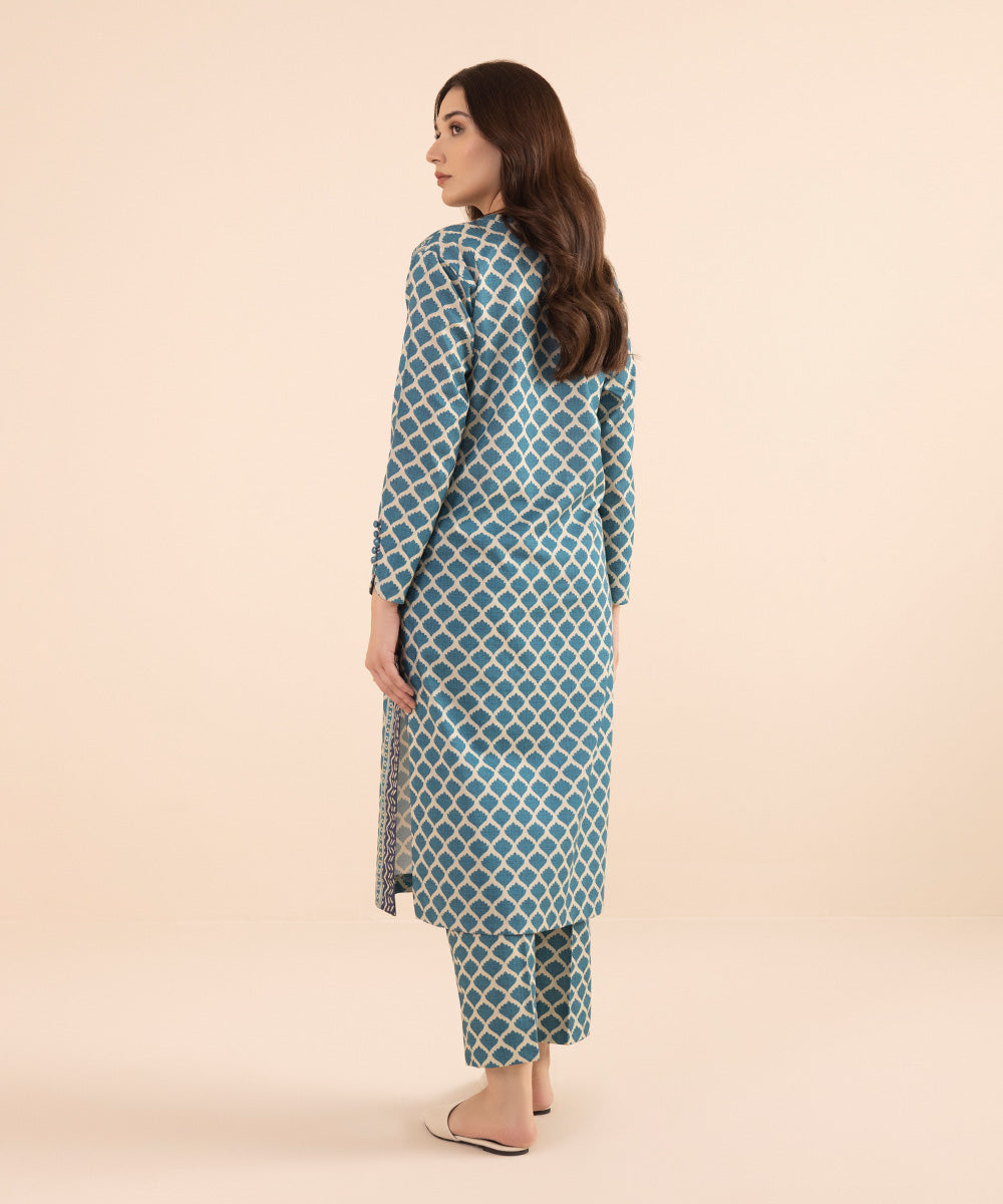 2 PIECE - PRINTED LAWN SUIT