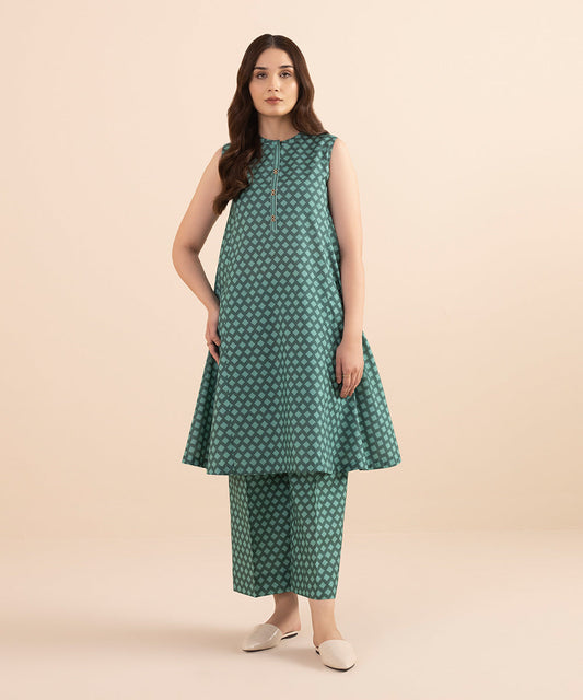 2 PIECE - PRINTED LAWN SUIT