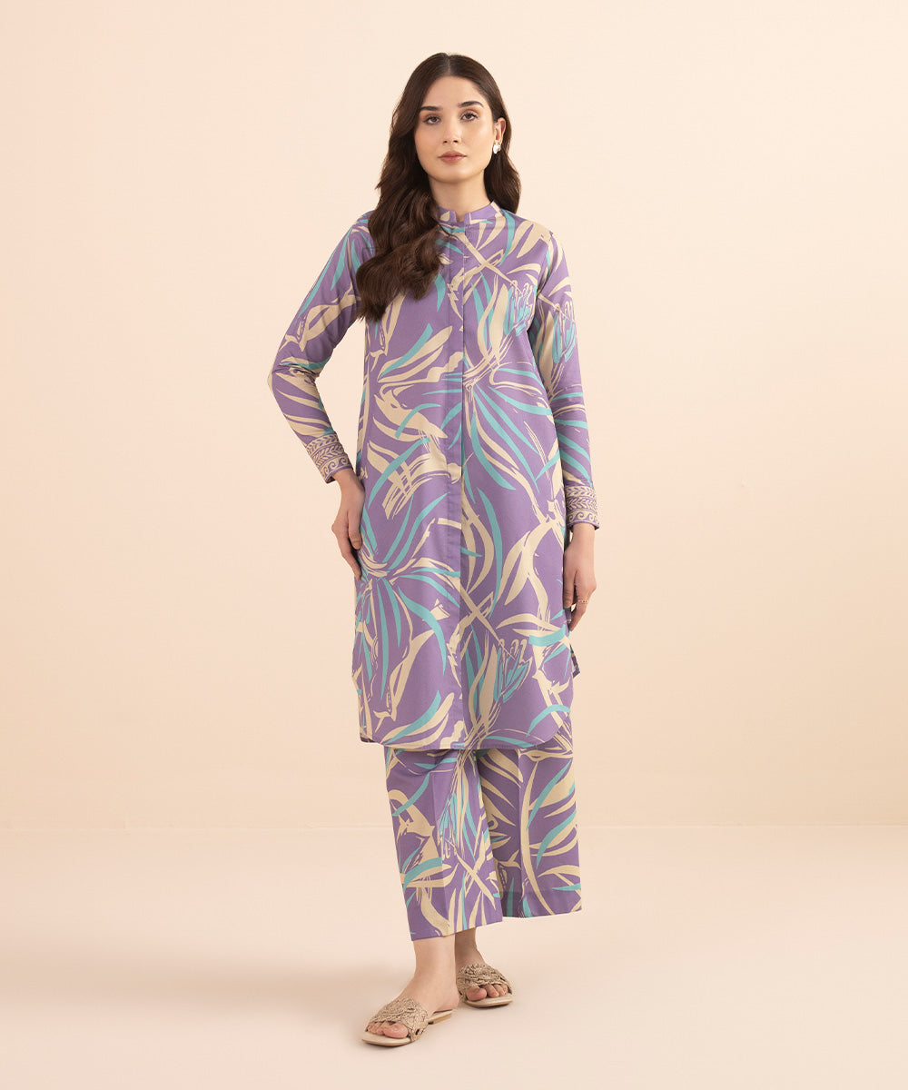 2 PIECE - PRINTED LAWN SUIT