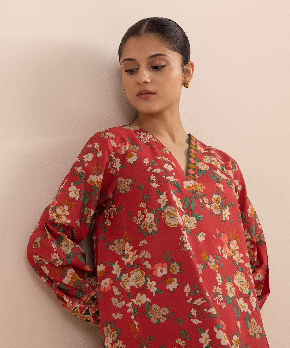 2 PIECE - PRINTED LAWN SUIT