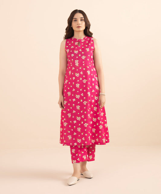 2 PIECE - PRINTED LAWN SUIT