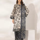 3PC Unstitched Printed Lawn Silk Suit (ASI283)
