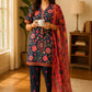 3PC Unstitched Printed Lawn Silk Suit (SUNS7ASI176)