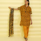 PRINTED LAWN SUIT - Multi Yellow