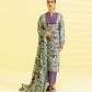 PRINTED LAWN SUIT - Mauve