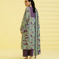 PRINTED LAWN SUIT - Mauve