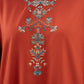 Embroidered Khaddar Shirt