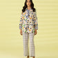 PRINTED LAWN SUIT - Off White