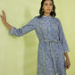 PRINTED LAWN SUIT - Lilac