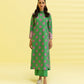 PRINTED LAWN SUIT - Green