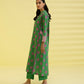 PRINTED LAWN SUIT - Green