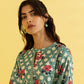 PRINTED LAWN SUIT - Blue