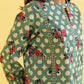 PRINTED LAWN SUIT - Blue