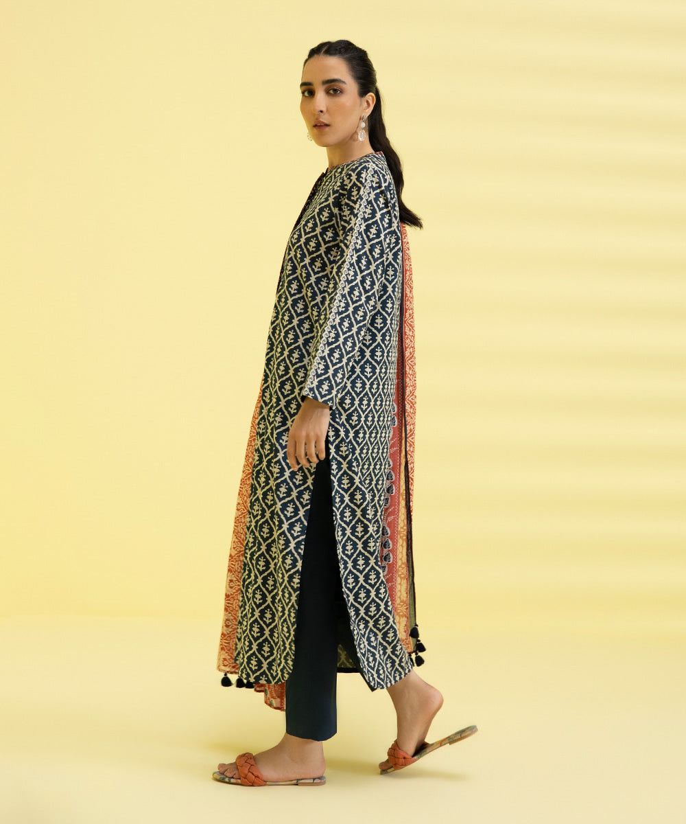 3 PIECE - PRINTED LAWN SUIT