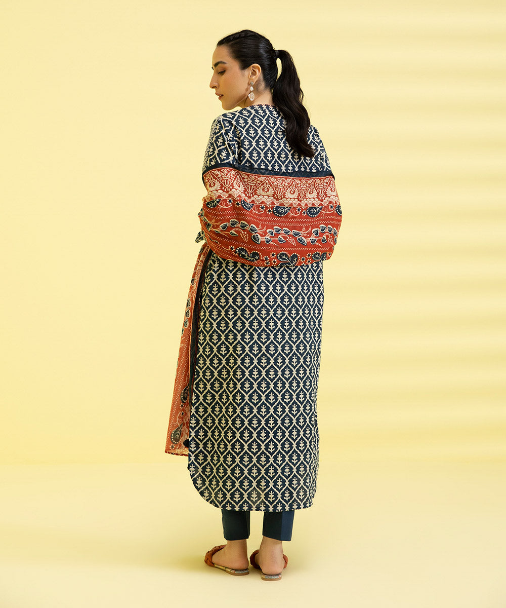 3 PIECE - PRINTED LAWN SUIT