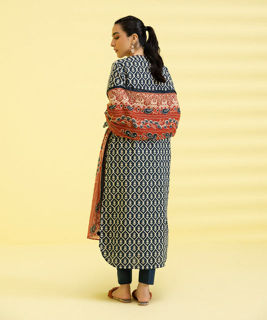 3 PIECE - PRINTED LAWN SUIT