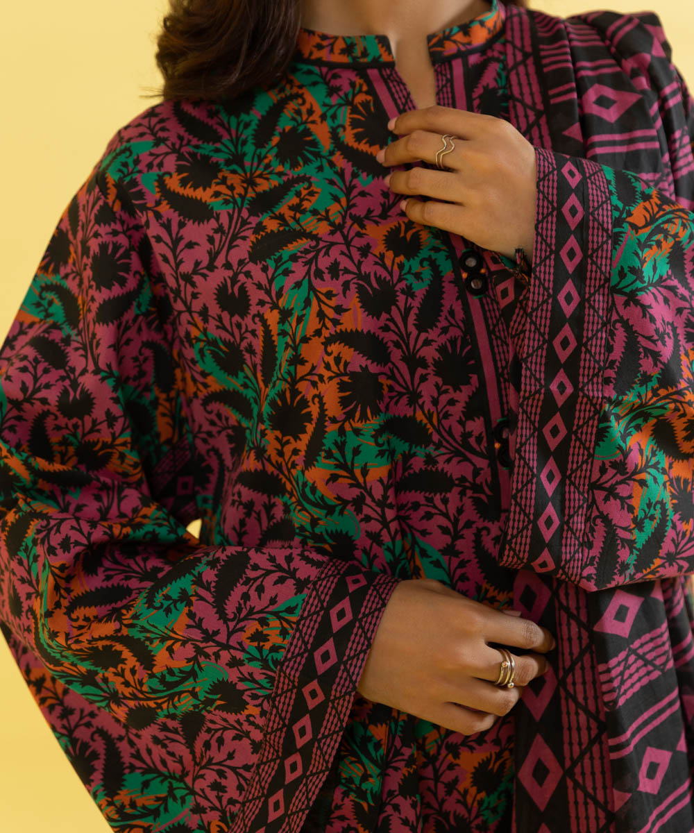 3 PIECE - PRINTED LAWN SUIT