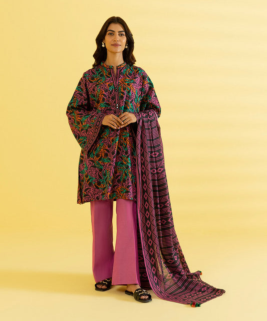 3 PIECE - PRINTED LAWN SUIT