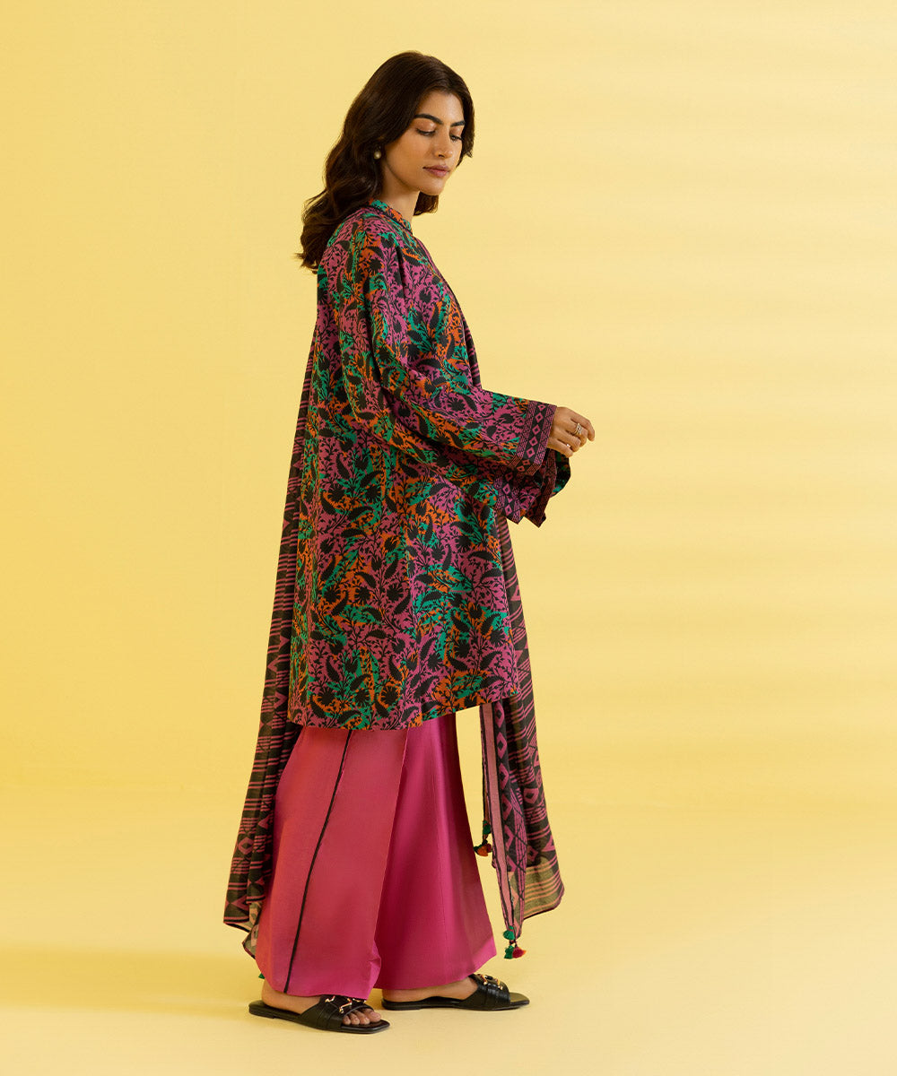 3 PIECE - PRINTED LAWN SUIT