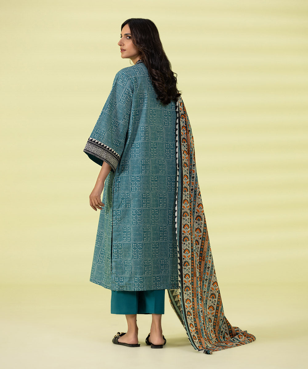 3 PIECE - PRINTED LAWN SUIT