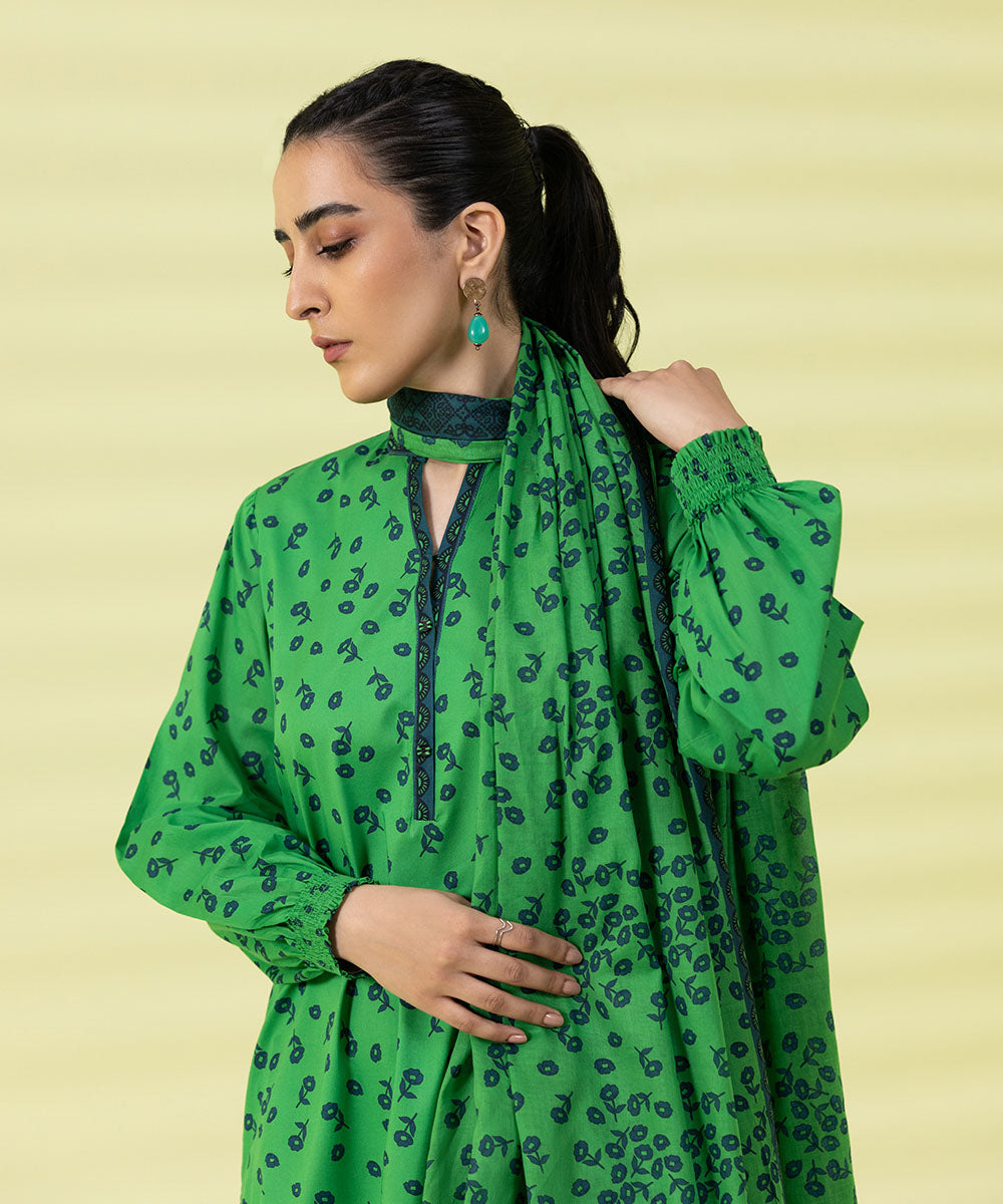 3 PIECE - PRINTED LAWN SUIT