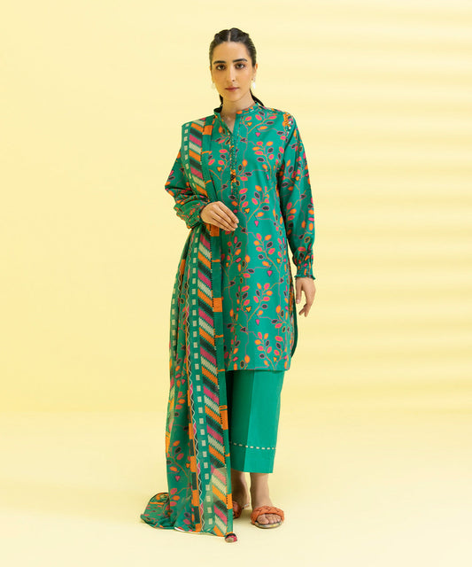 3 PIECE - PRINTED LAWN SUIT
