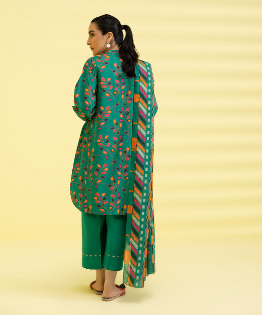 3 PIECE - PRINTED LAWN SUIT
