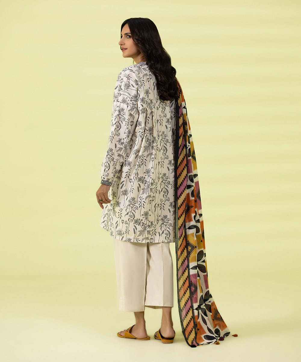 3 PIECE - PRINTED LAWN SUIT