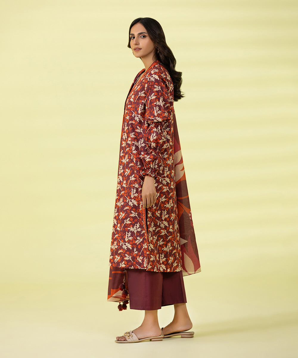 3 PIECE - PRINTED LAWN SUIT