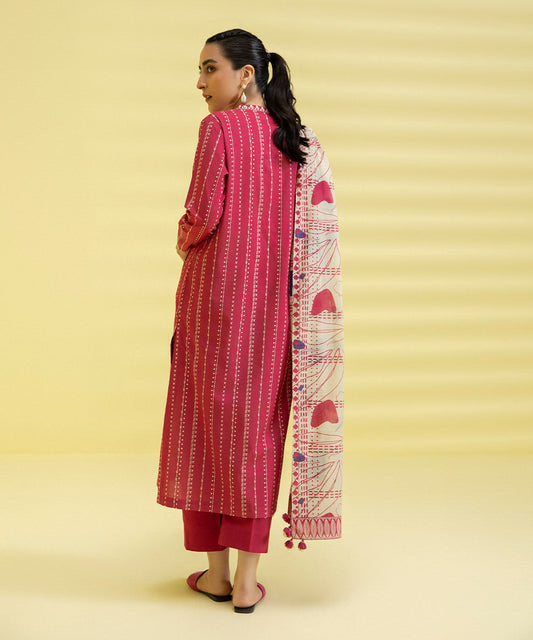 3 PIECE - PRINTED LAWN SUIT