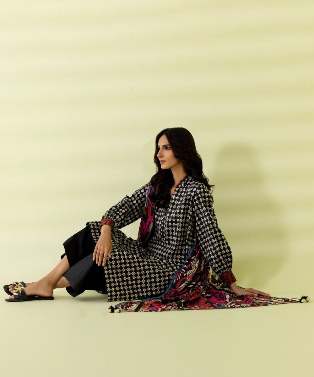 3 PIECE - PRINTED LAWN SUIT