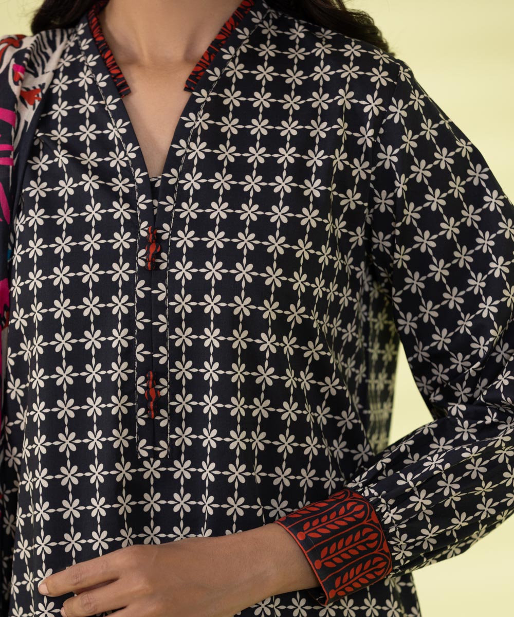 3 PIECE - PRINTED LAWN SUIT