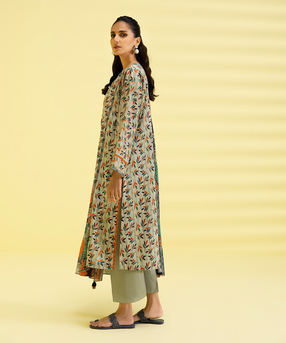 3 PIECE - PRINTED LAWN SUIT