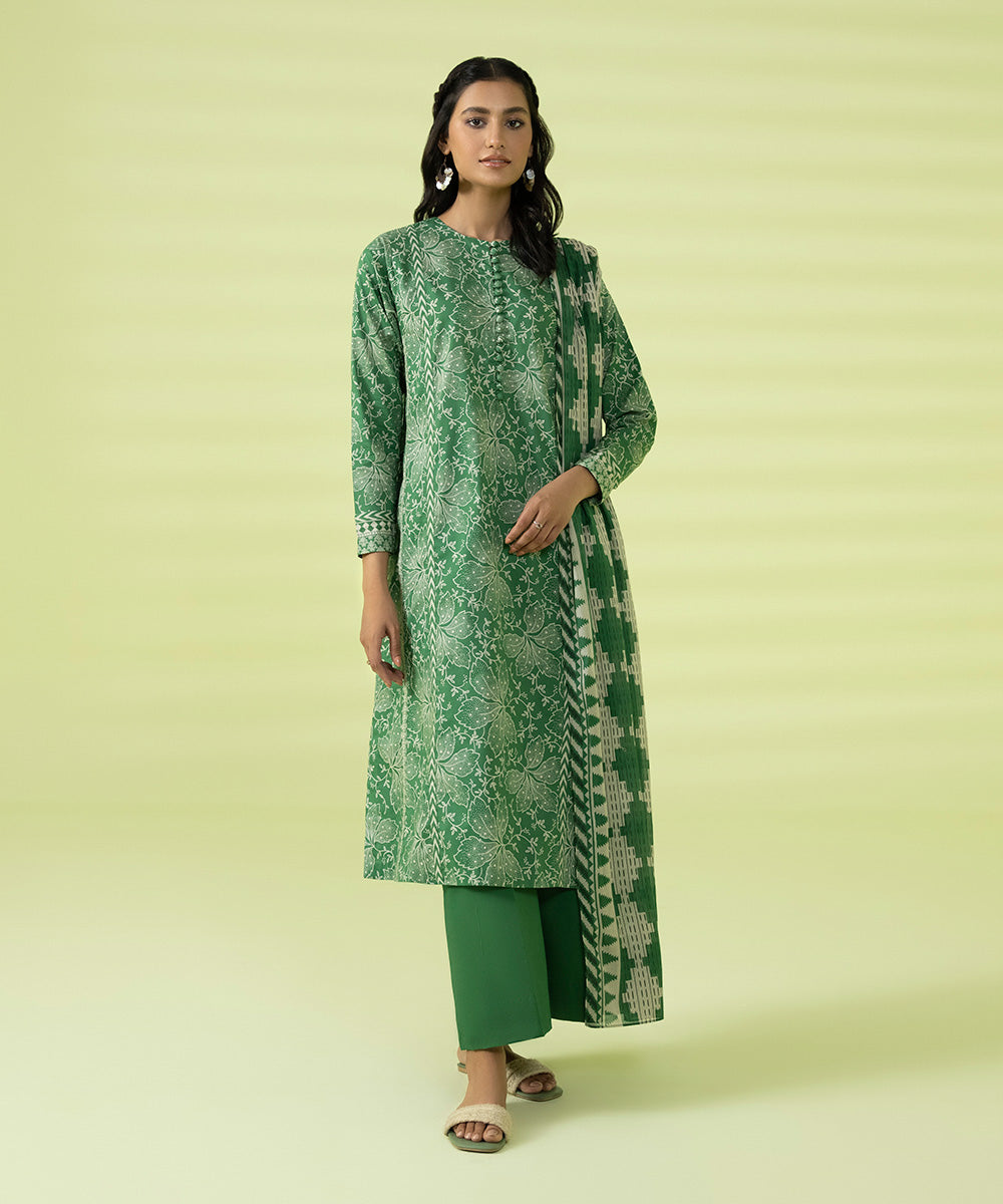 3 PIECE - PRINTED LAWN SUIT