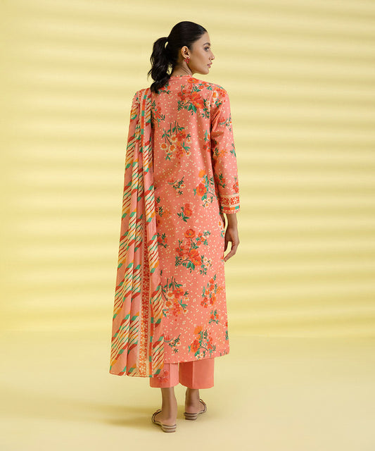 3 PIECE - PRINTED LAWN SUIT