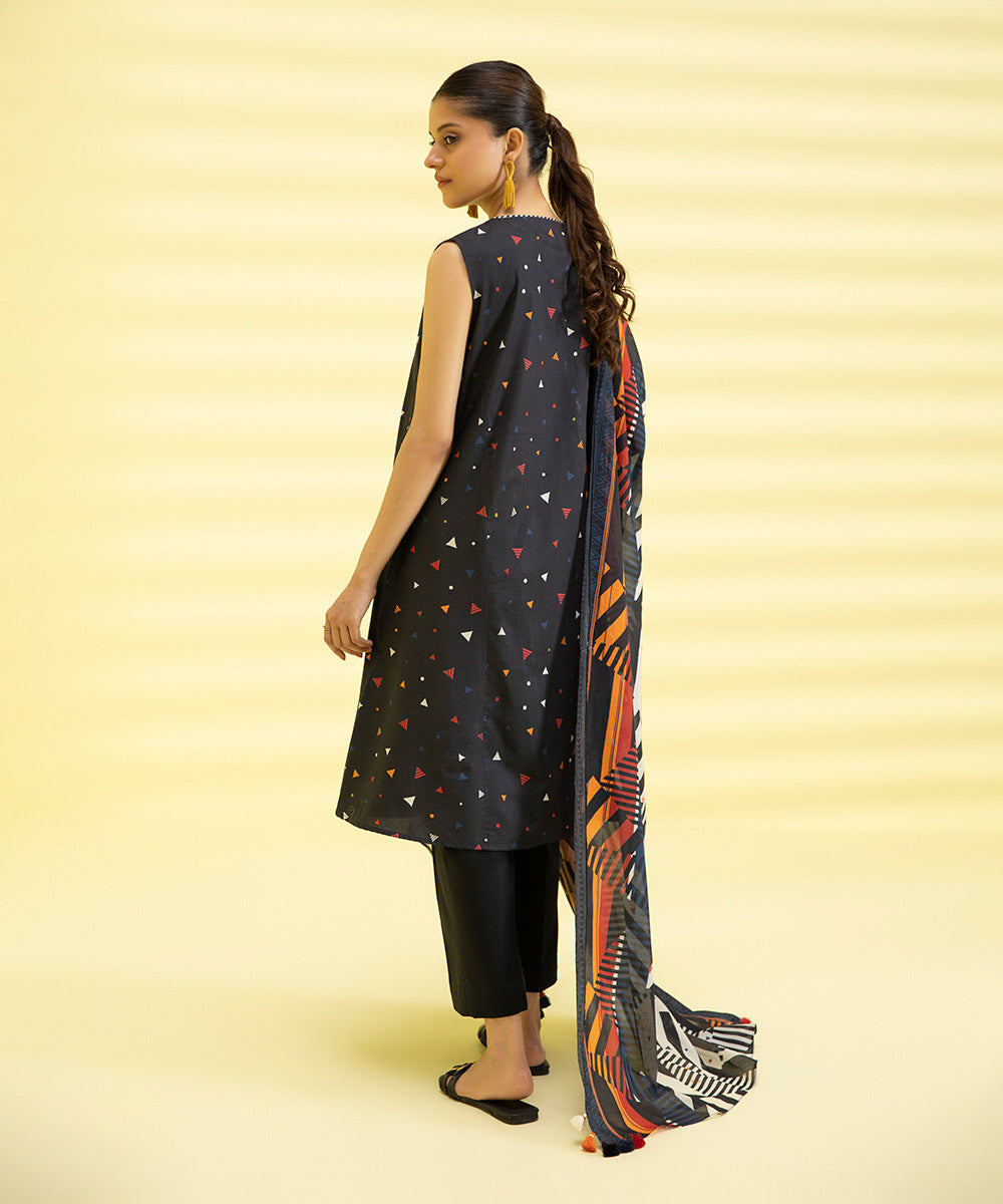3 PIECE - PRINTED LAWN SUIT