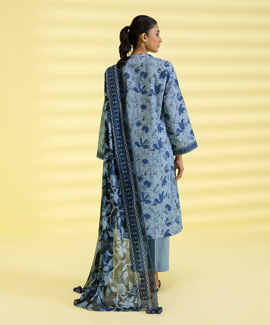 3 PIECE - PRINTED LAWN SUIT