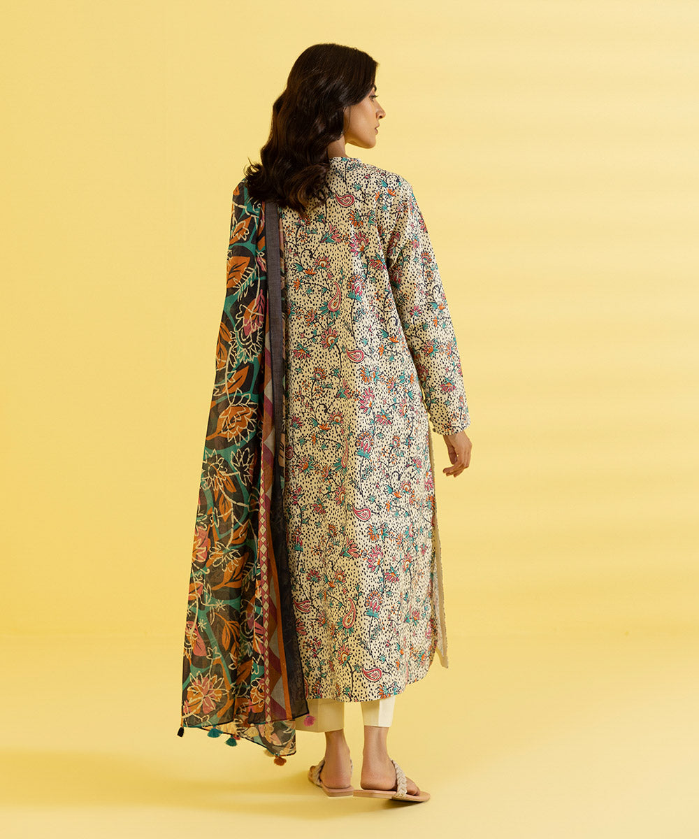 3 PIECE - PRINTED LAWN SUIT
